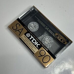 TDK SA 90 High Bias Cassette Tape Super High‎ Resolution NEW Sealed